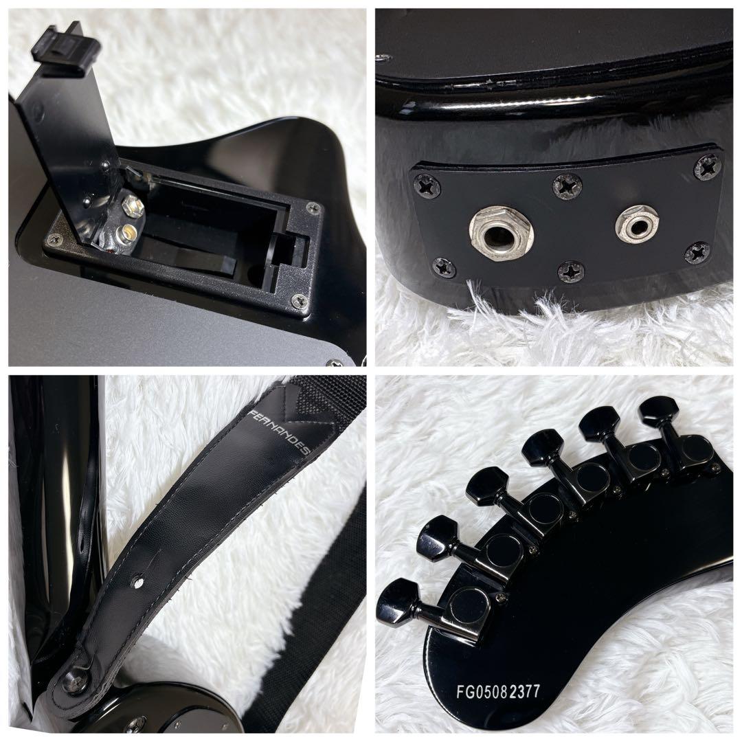 【希少】 FERNANDES ZO-3 芸達者 アンプ内蔵 スカル ブラック