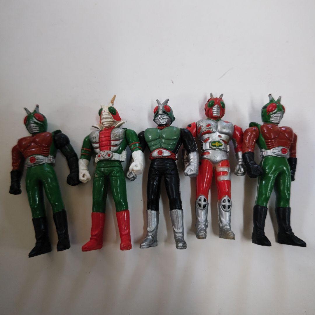 ユニファイブソフビ仮面ライダー5体まとめ売り