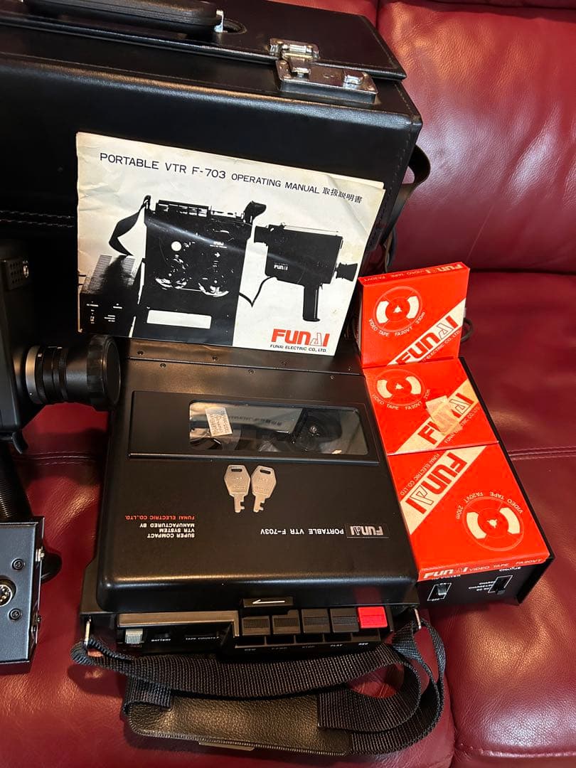 フナイ ポータブル VTR F-703V レトロ カメラ