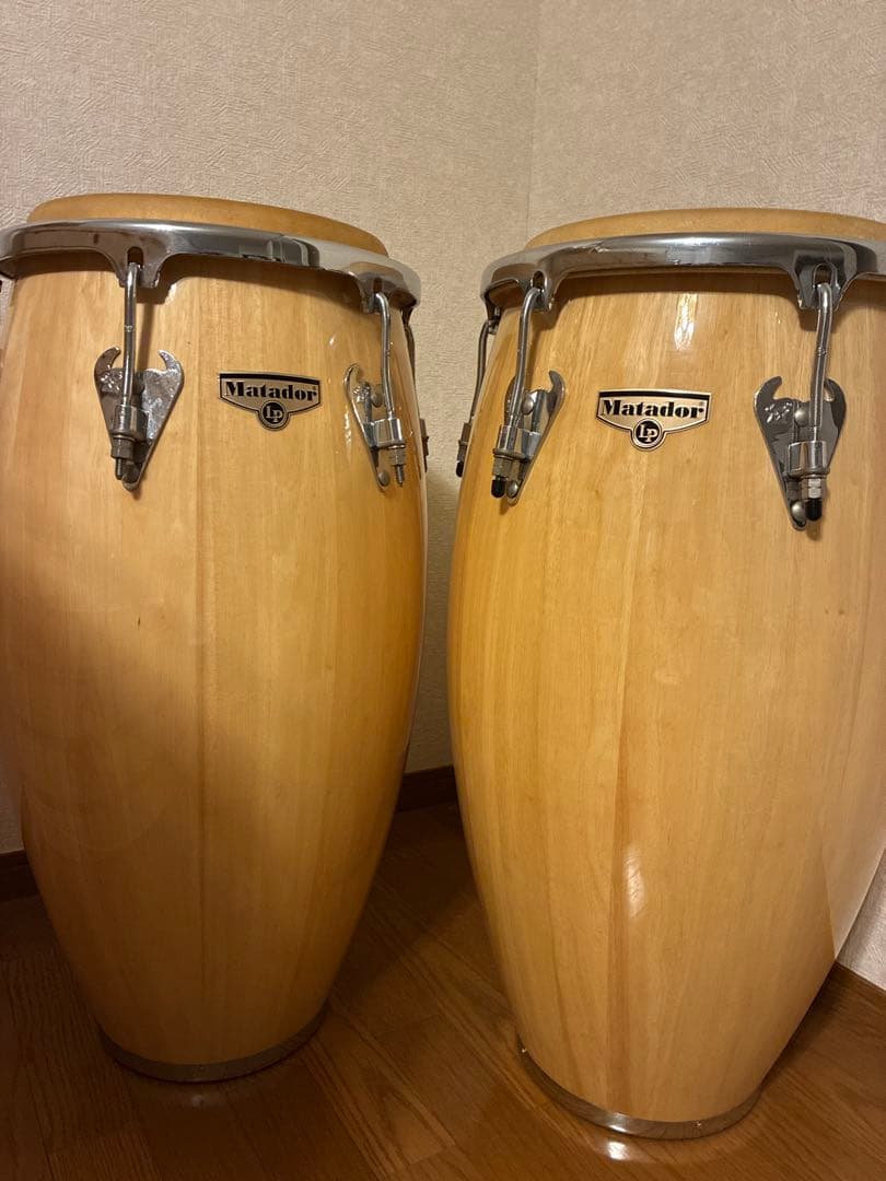 Matador LPコンガ トゥンバ セット パーカッション 木製 カバー付き