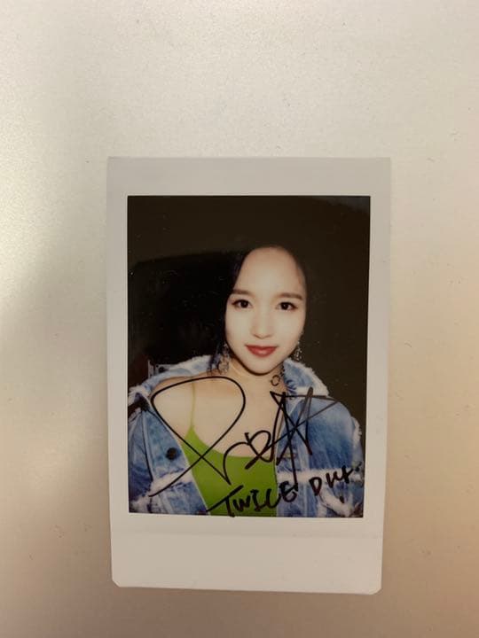 TWICE サインチェキ ミナ 韓国ポップアップストア当選