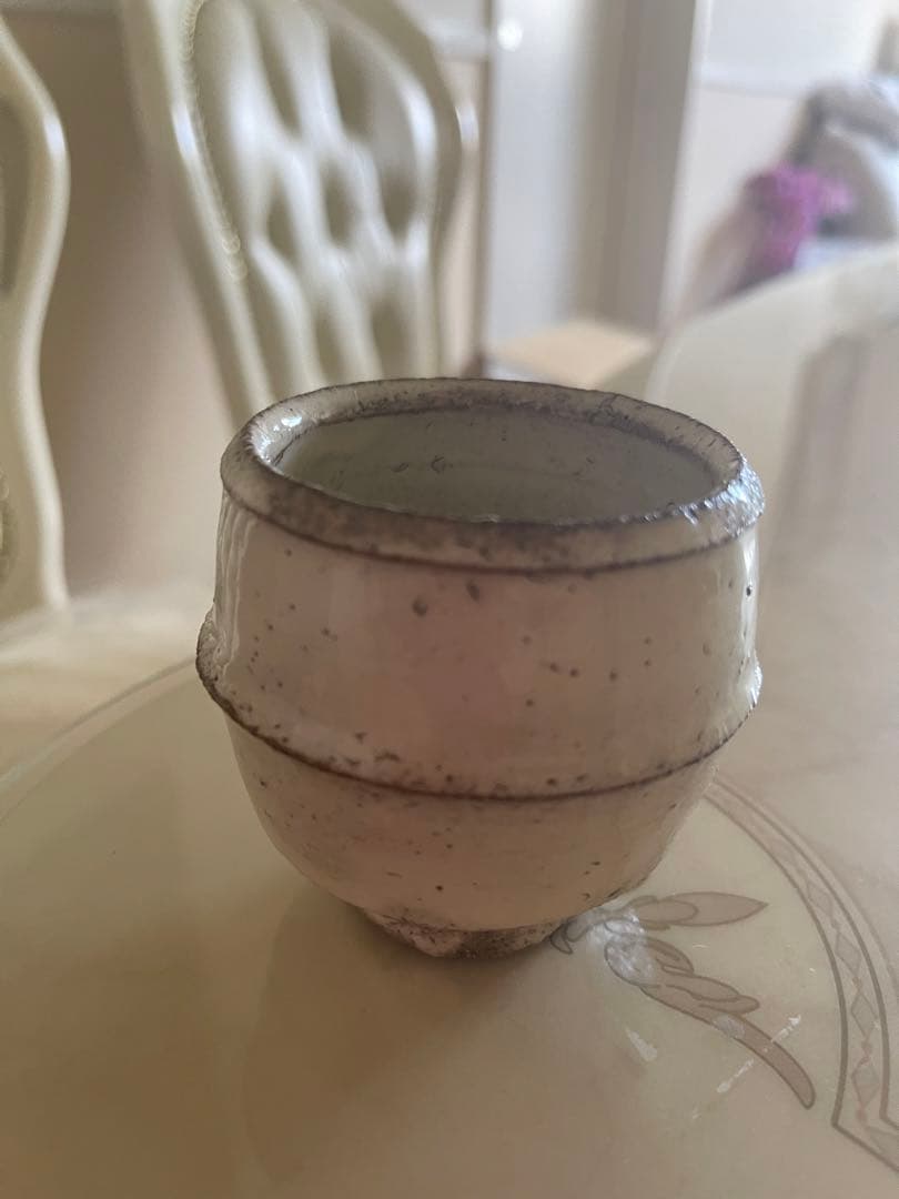 船木研兒　白釉　ぐい呑