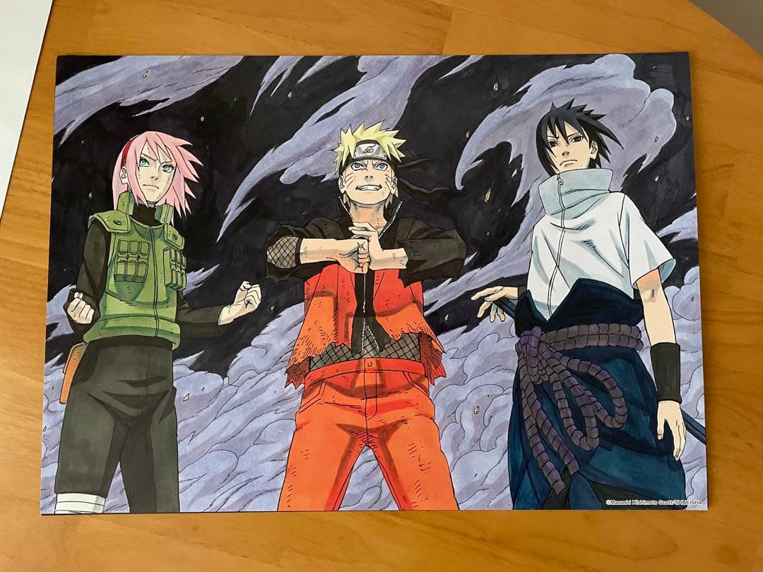 ナルト イラストポスターコレクション 8枚セット ジャンプ展 NARUTO