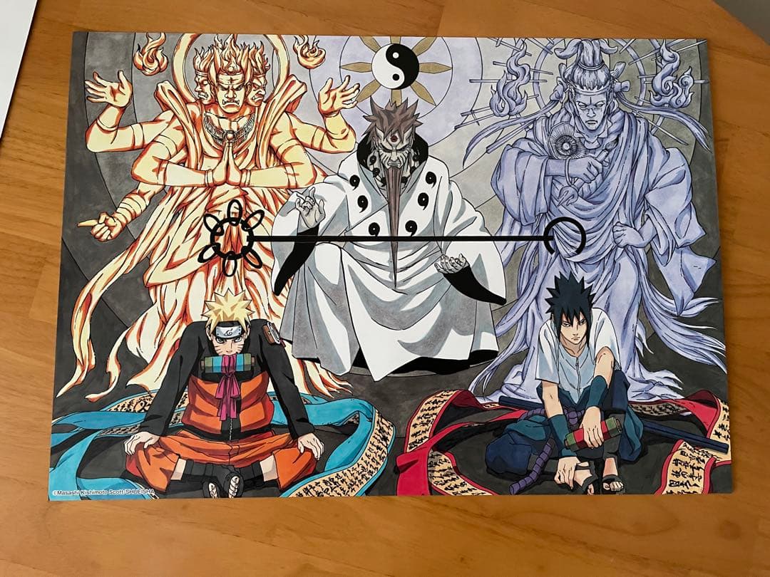 ナルト イラストポスターコレクション 8枚セット ジャンプ展 NARUTO