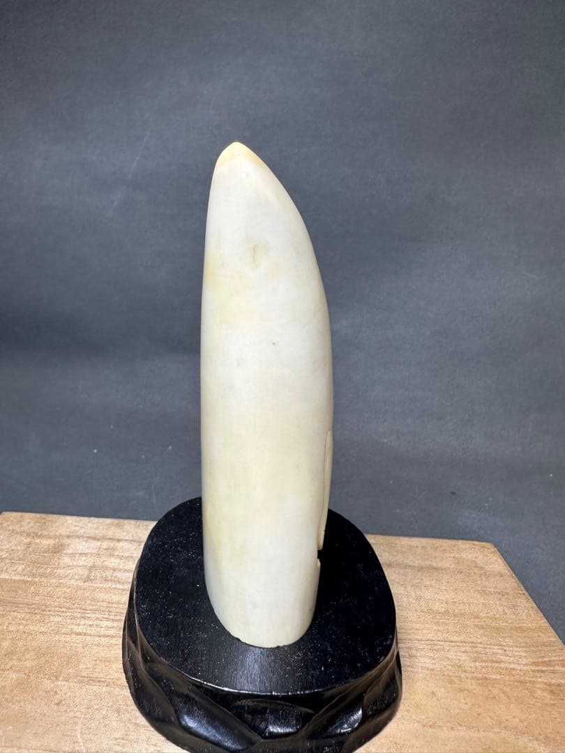 鯨歯 マッコウクジラ 天然素材 アンティーク 骨董 飾り物 古美術品 置物