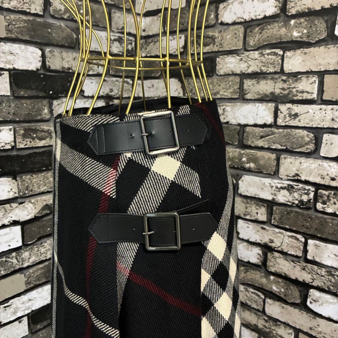 美品✨BURBERRY LONDON バーバリー 巻きスカート ノバチェック
