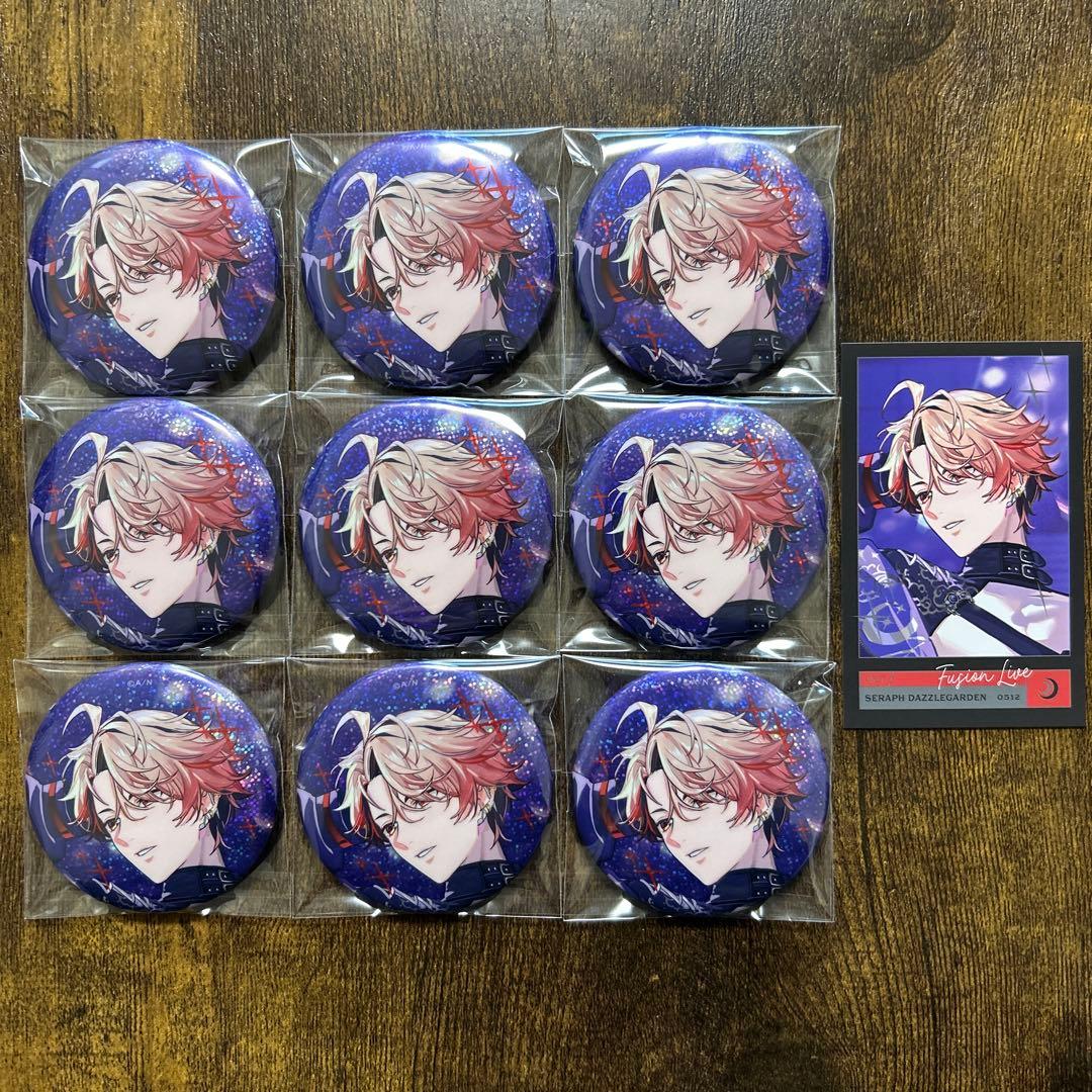 にじさんじ IMPACT 月組 セラフ・ダズルガーデン　ランダムキラキラ缶バッジ IMPACT ランダムキラキラ缶バッジ 月組 セラフ・ダズルガーデン - メルカリ