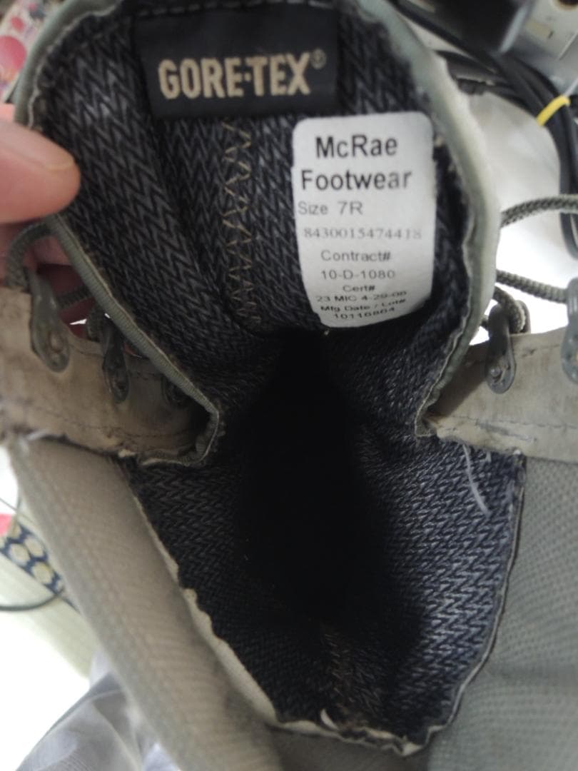 米軍ミリタリーブーツ Mc Rae Footwear GOAE-TEX