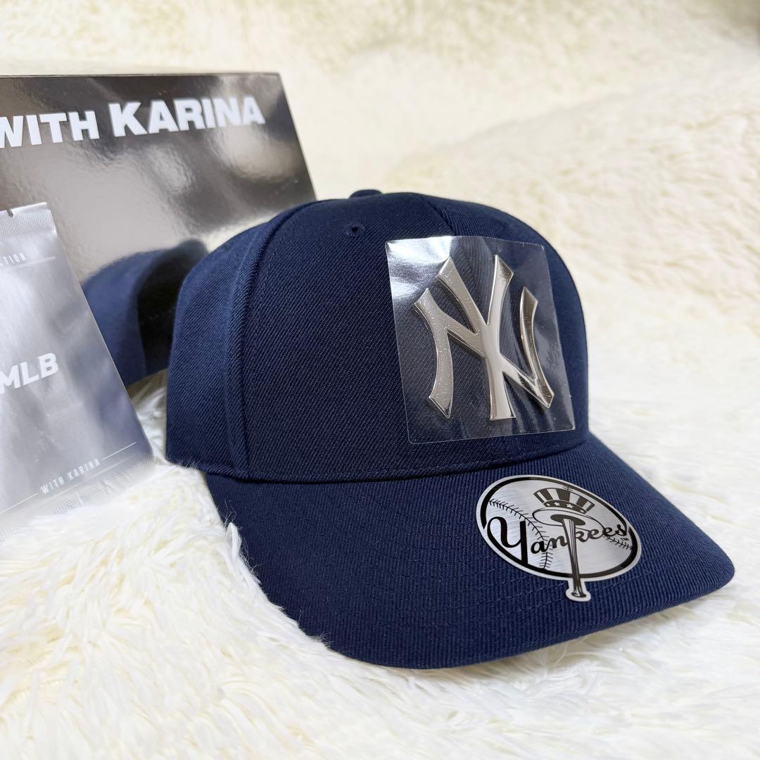 aespa カリナ MLB キャップ 57 帽子 KARINA トレカセット