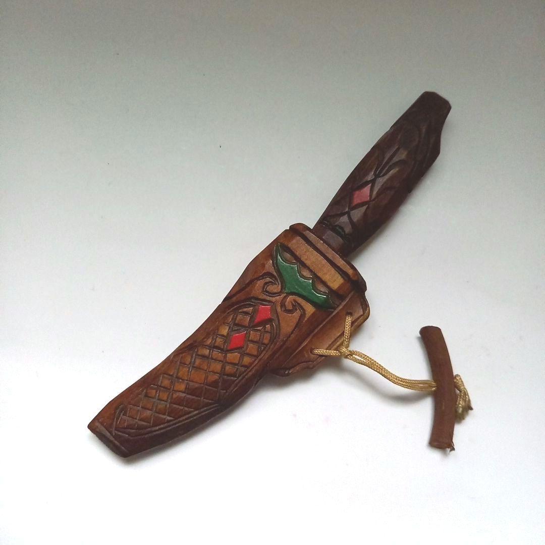 アイヌ文様 マキリ 北海道土産 民芸品