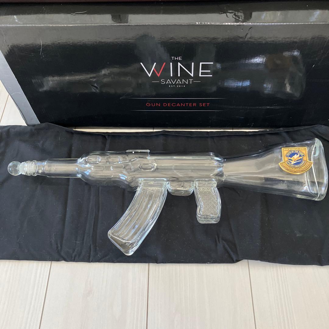[最終値下げ‼️]The Wine Savant ガン大型ウイスキーデカンタセット