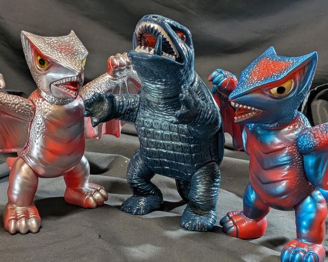 ギャオス（マルサン）電撃怪獣大作戦ソフビフィギュア