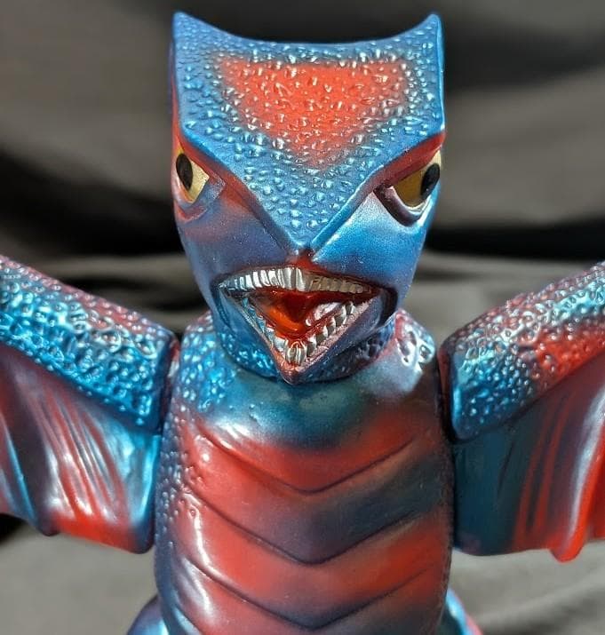 ギャオス（マルサン）電撃怪獣大作戦ソフビフィギュア