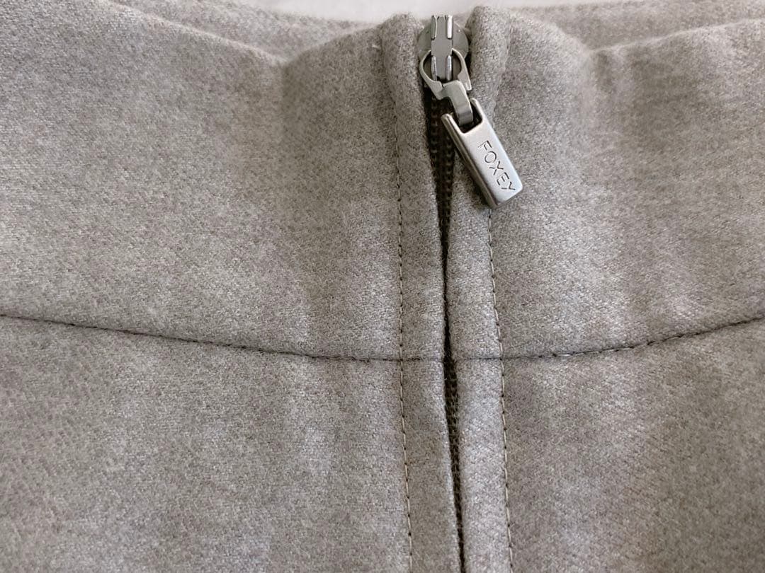 ’２１近年★美品★FOXEY/フォクシーオークツリー スカート ベージュ 40