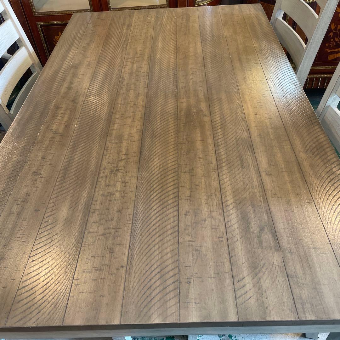 値下げ‼︎ Ashley・アシュリー・ダイニングセット シャビー風仕上げ