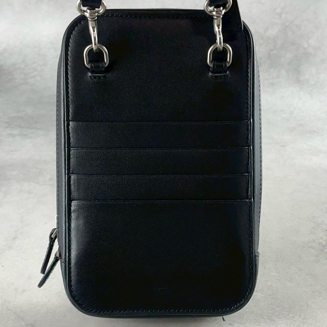 【ほぼ新品】付属品付き バレンシアガ キャッシュ ジップ フォンホルダー 肩掛け