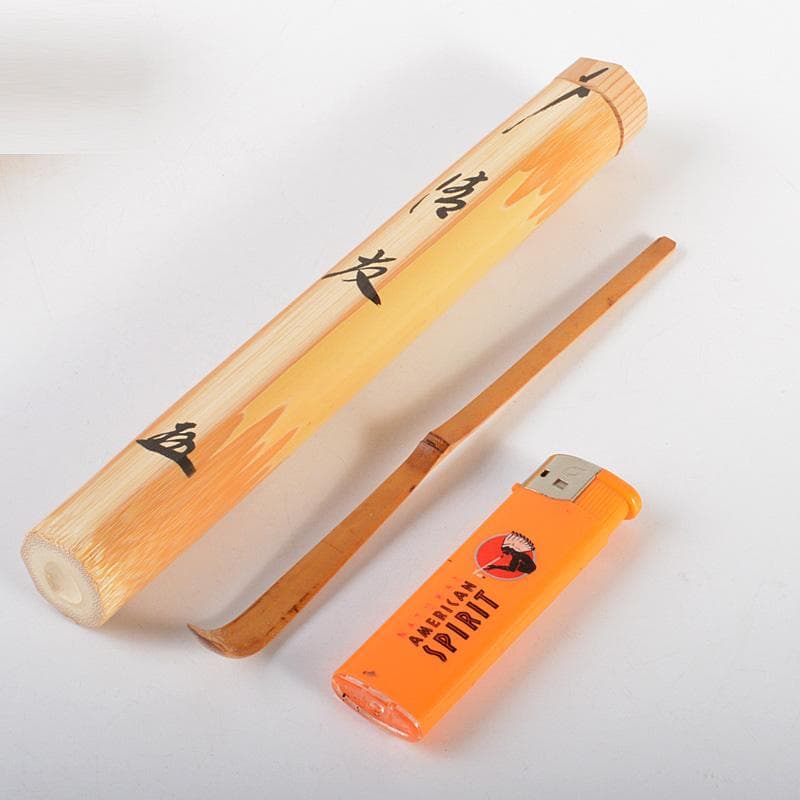 うーたちゃん様専用 宗春作 茶杓 前大徳小林太玄書付 共筒