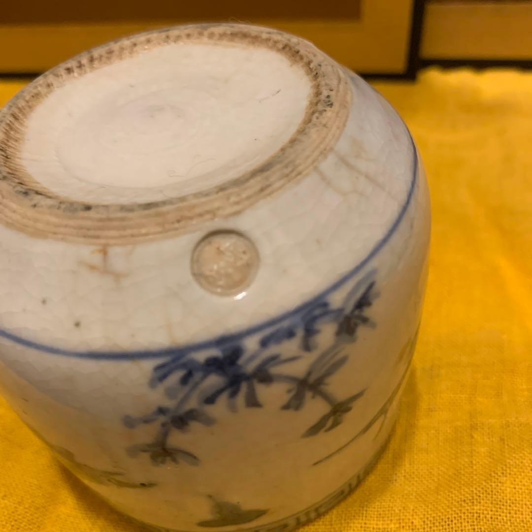 挿し香炉 李朝 染付 アンティーク