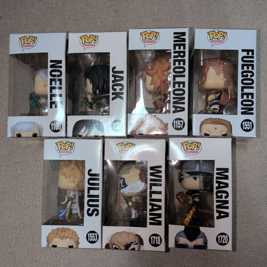 お年玉セール❢　ブラッククローバー フィギュアセット