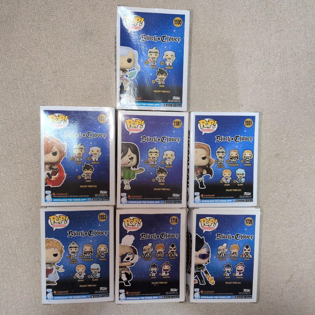 お年玉セール❢　ブラッククローバー フィギュアセット