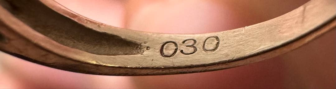 PT900 ダイヤモンドプラチナリング　9号