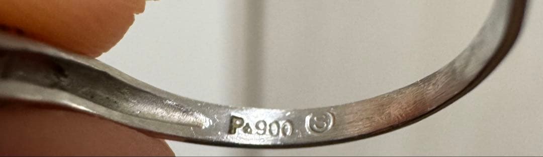 PT900 ダイヤモンドプラチナリング　9号