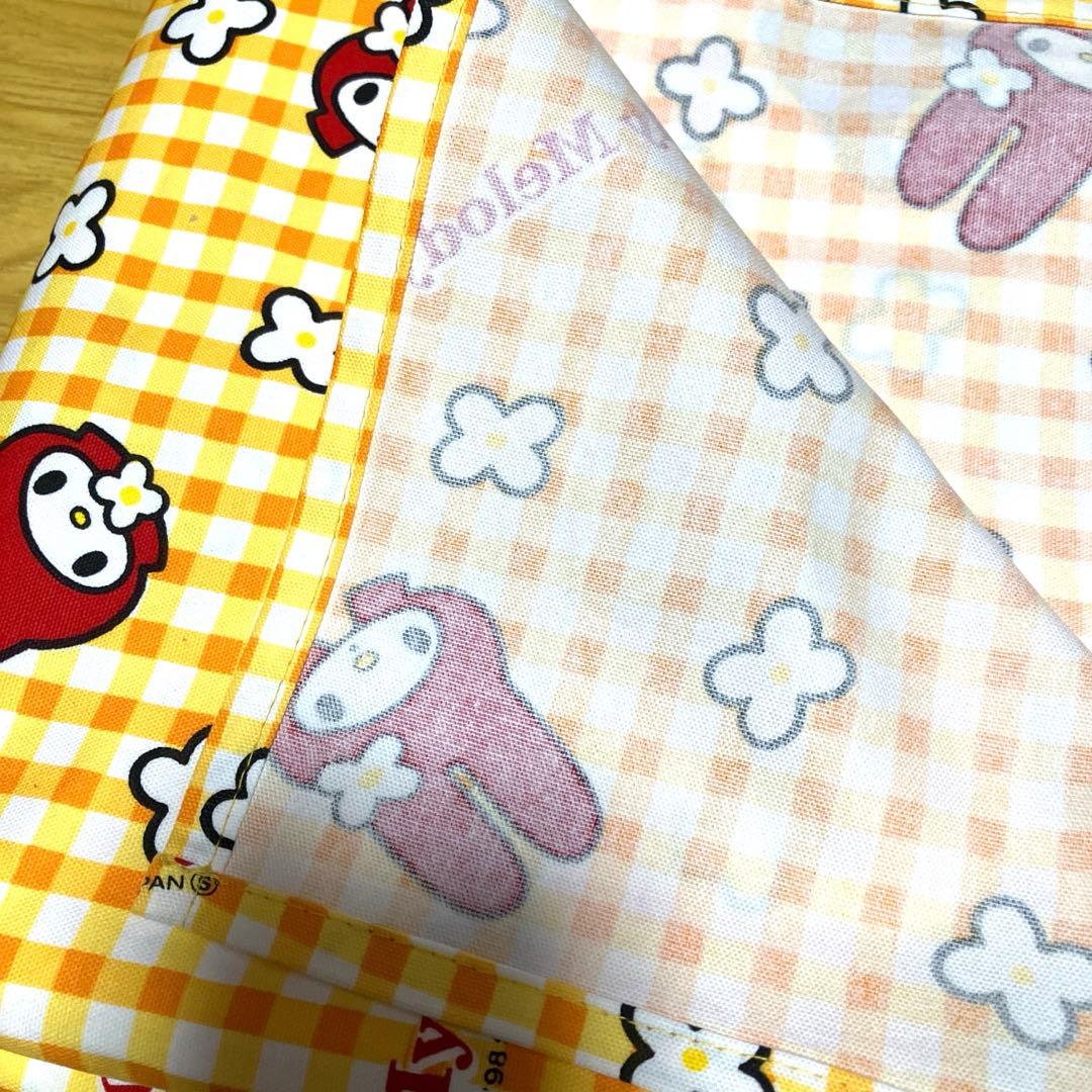 サンリオ　レトロ　マイメロ　赤メロ　生地　布 約195✖️195 位　継ぎ有
