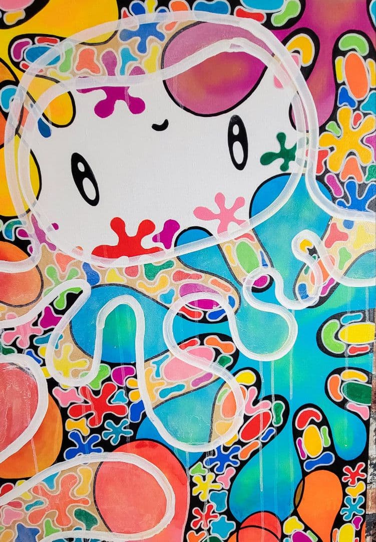 ☆鈴木哲也☆S100(1620×1620mm)アクリル原画☆送料無料#124