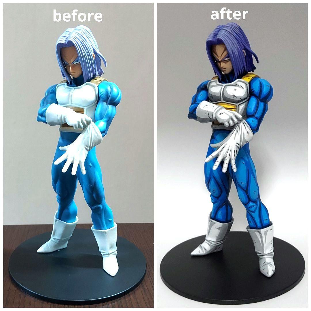 ドラゴンボール トランクス フィギュア 二次元彩色 リペイント 箱付き
