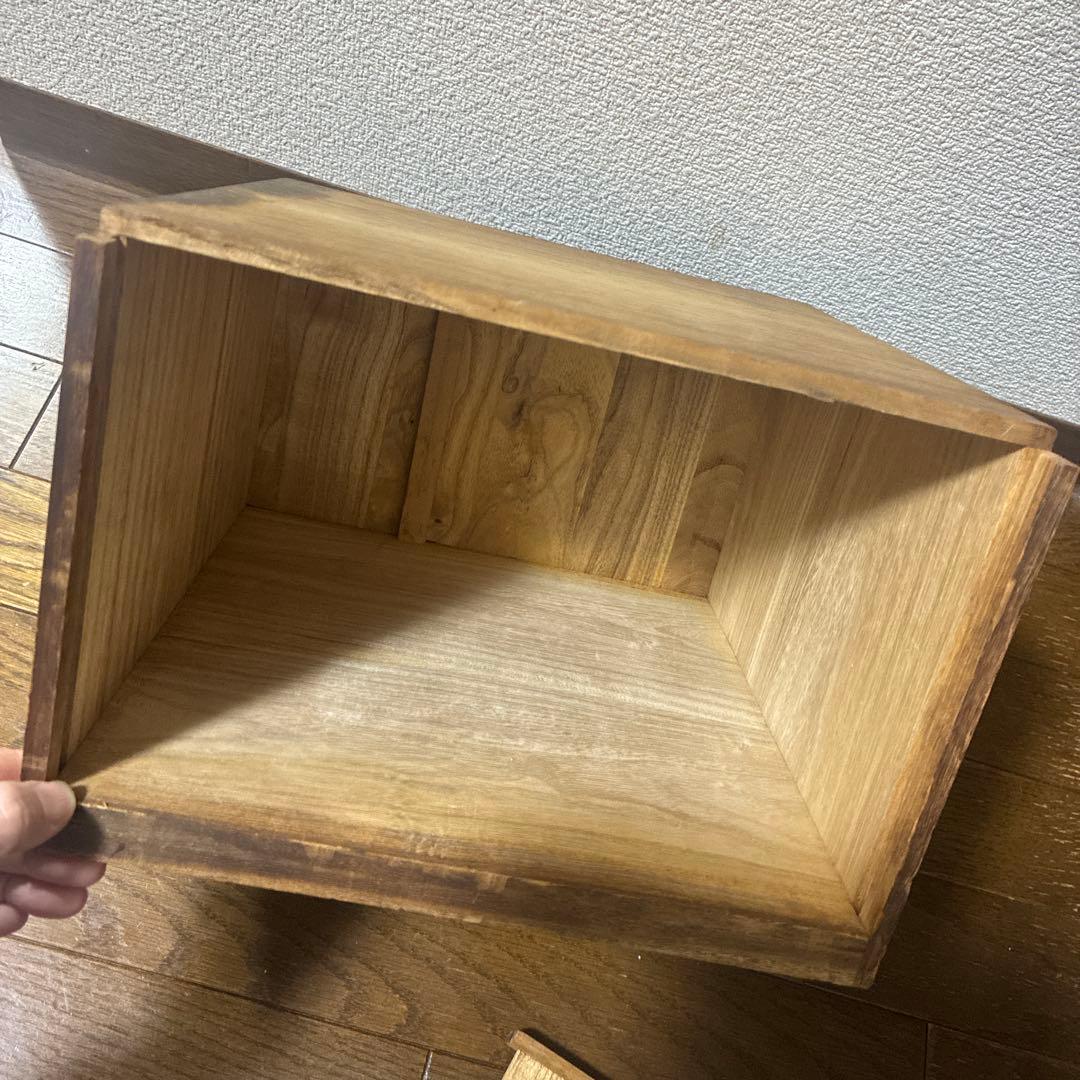 輪島塗 漆器 2段重箱 共箱・台付き