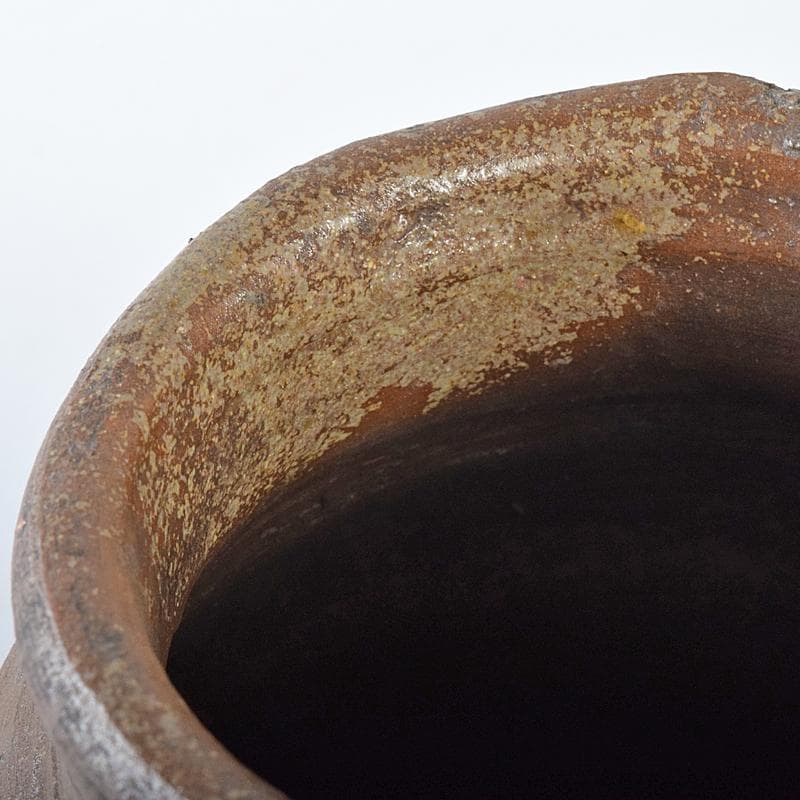 桂又三郎極め 室町初期 古備前 直線文壺水指 龍村光峯 宝