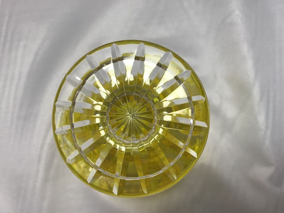 創作島津 薩摩切子 色被せグラス 2個セット 酒杯 猪口 ぐい呑み 刻印あり