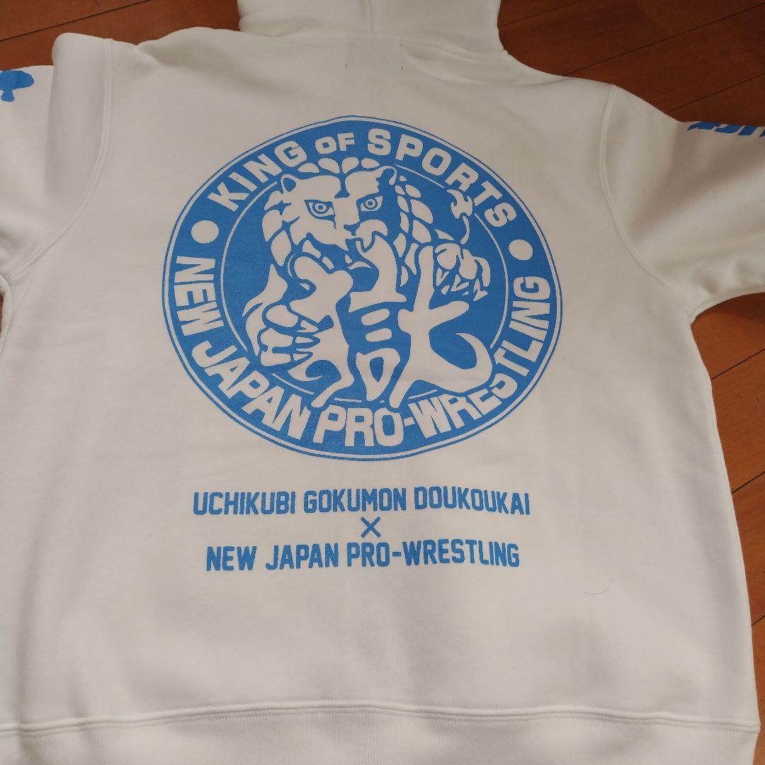 打首獄門同好会　新日本プロレス　コラボ フード付きパーカー　Sサイズ　受注生産品