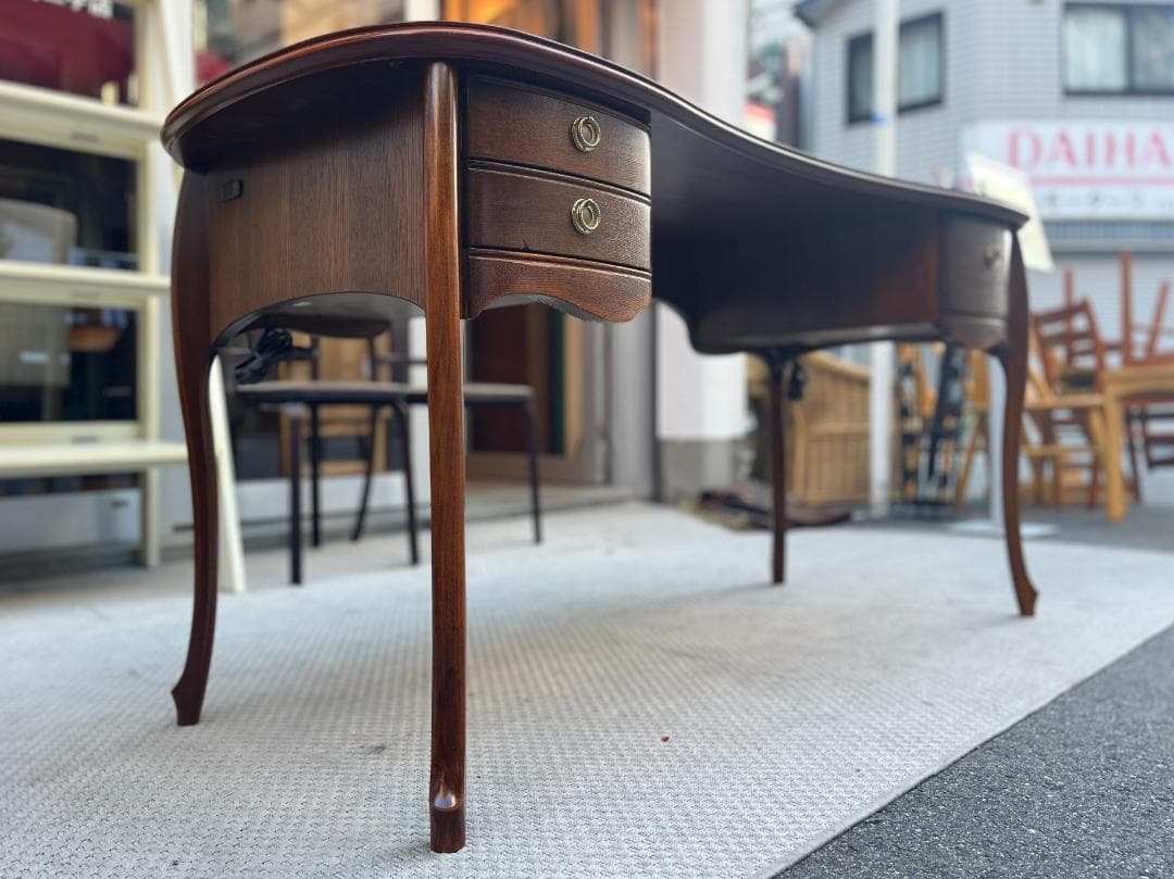 現行モデル☆松永工房／カンティーニュ／デスク／パソコンデスク／オーク材／ナラ材