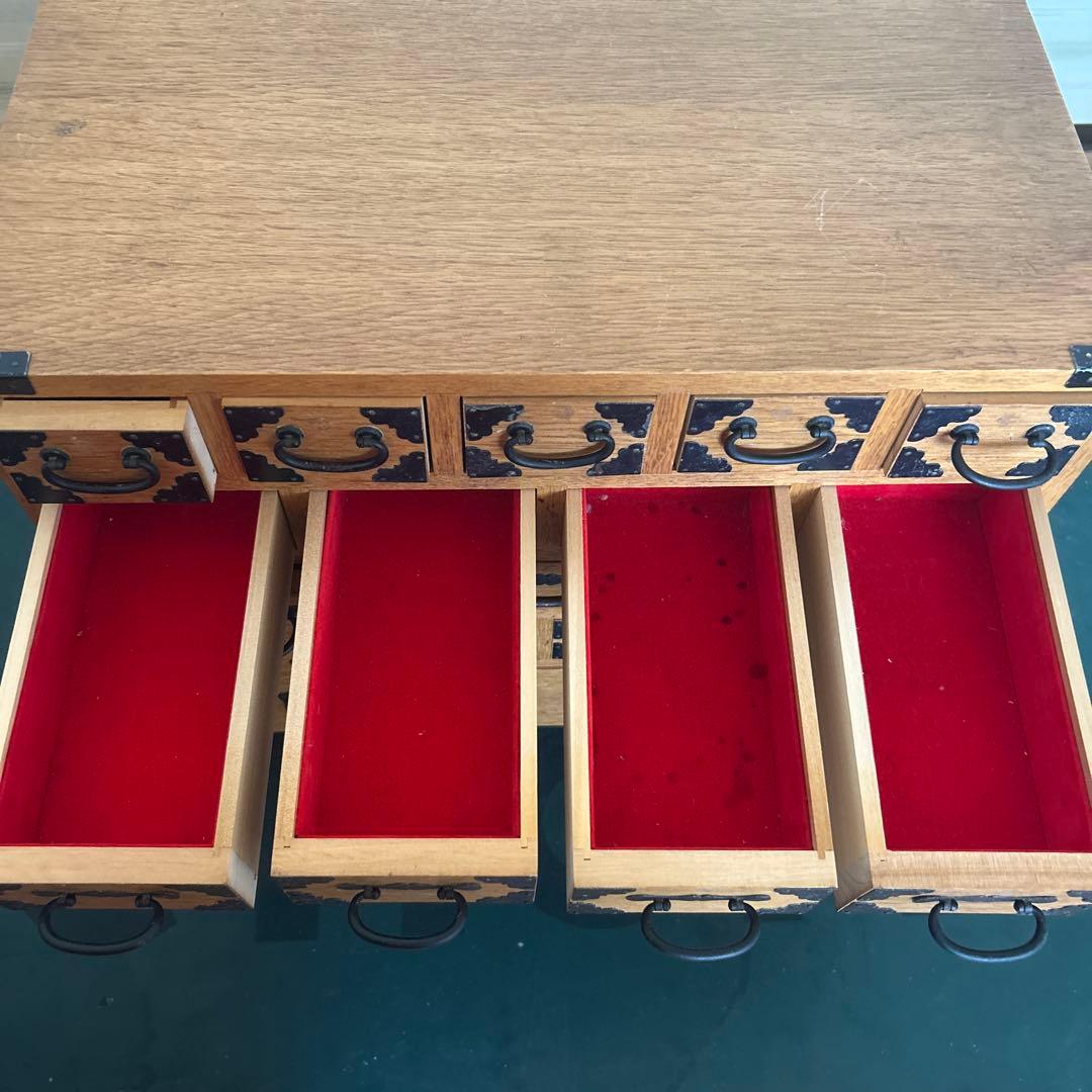 箪笥 薬箱 木製タンス 希少品 収納