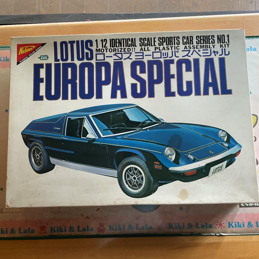 絶版】プラモデル 1/12 ニチモ ロータスヨーロッパスペシャル LOTUS