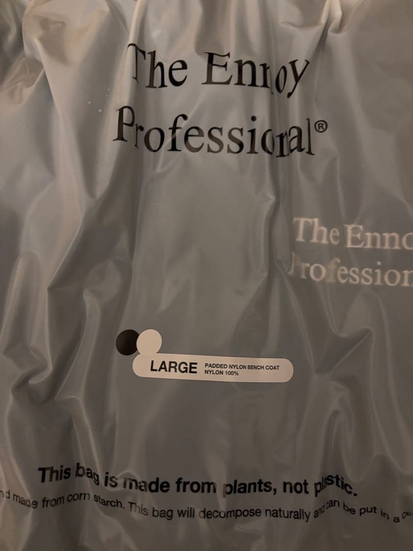 ennoy PADDED NYLON BENCH COAT Lサイズ