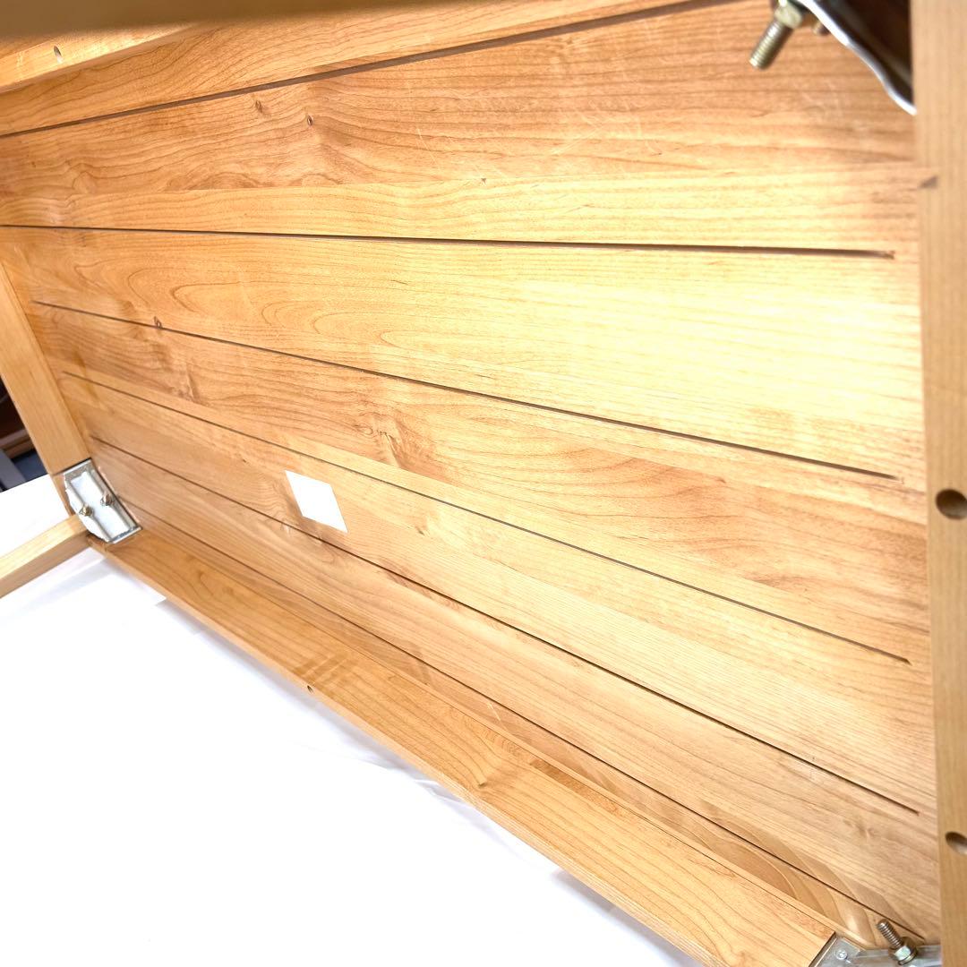 波乗人　無印良品　ダイニングテーブル 天然木　無垢材　テーブルのみ