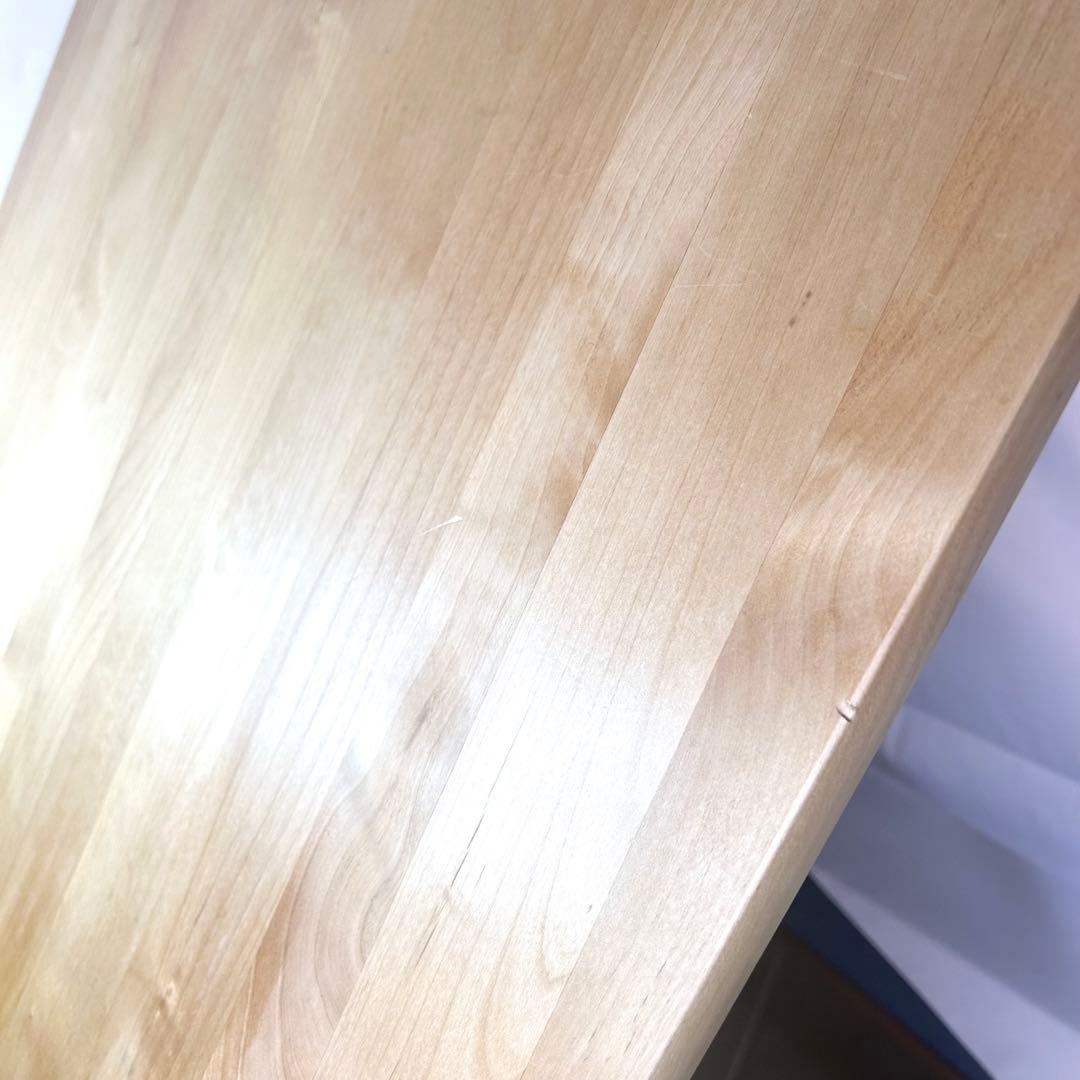 波乗人　無印良品　ダイニングテーブル 天然木　無垢材　テーブルのみ