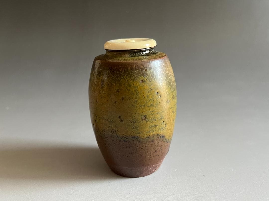 市野信水造 丹波焼 茶入 茶道具 - SARAMILLER.STUDIO