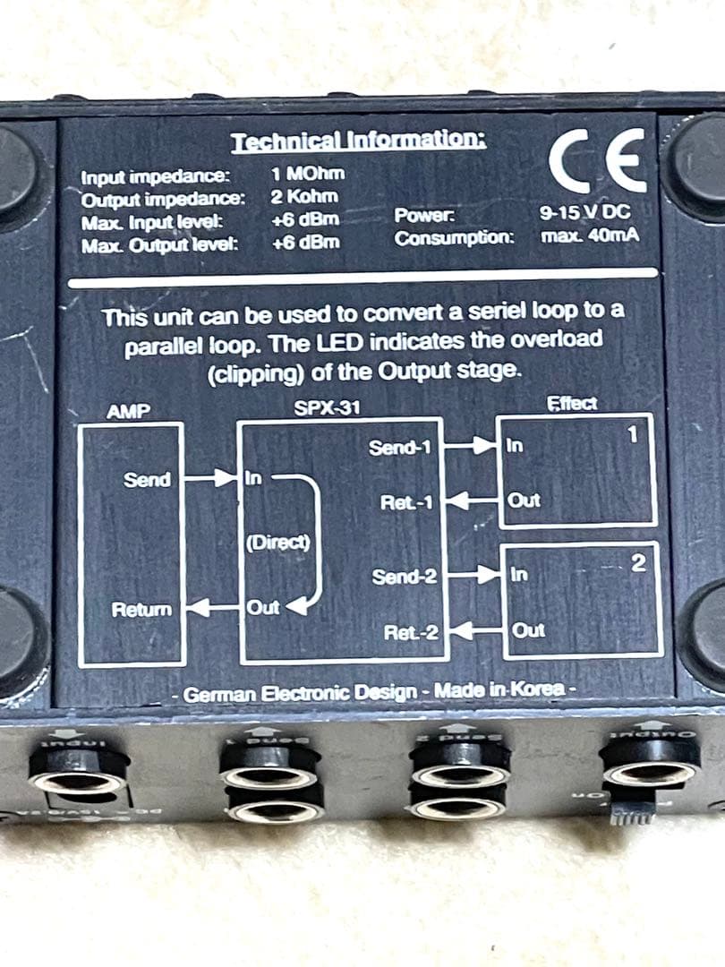 nobles SPX-31 信号スプリッター & ミキサー