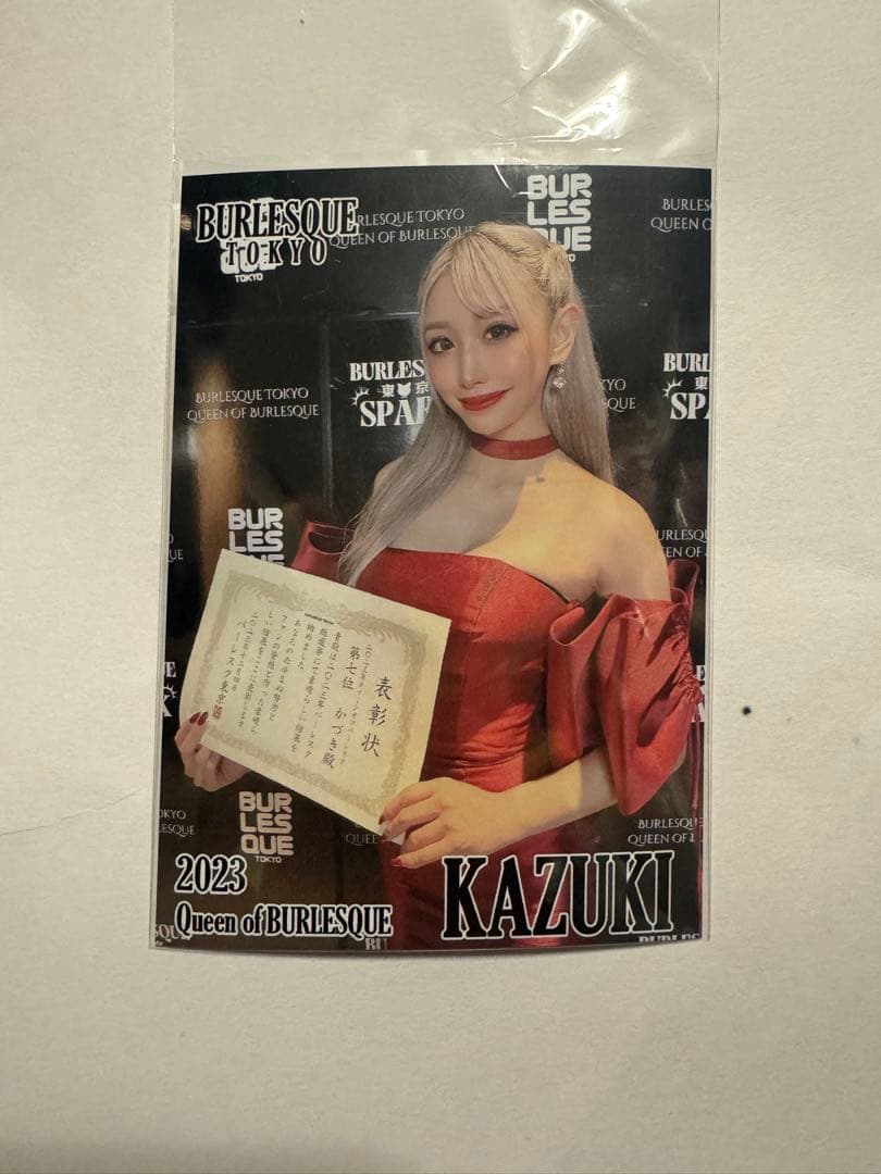 ロクサンエンジェル かづき ブロマイド 写真 バーレスク東京 - メルカリ