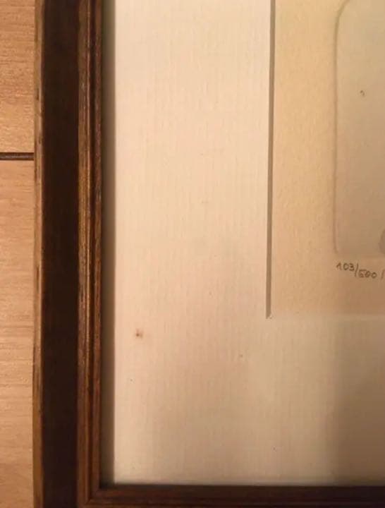 お値下げ　ディズニー ミッキー エッチング版画 限定版 シリアルno.103