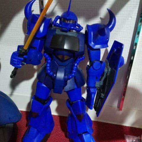 1/60グフ約31cmモノアイ点灯確認済み