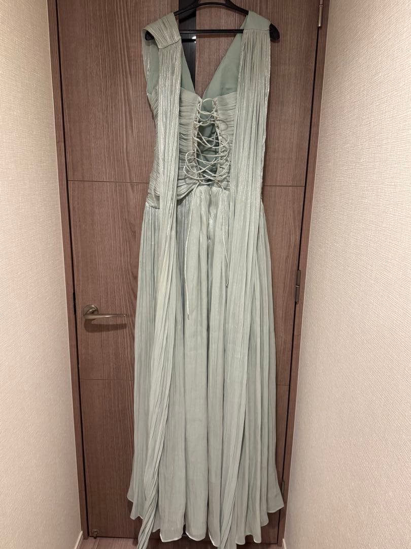 Miss rosier ミントグリーン　ロングドレス