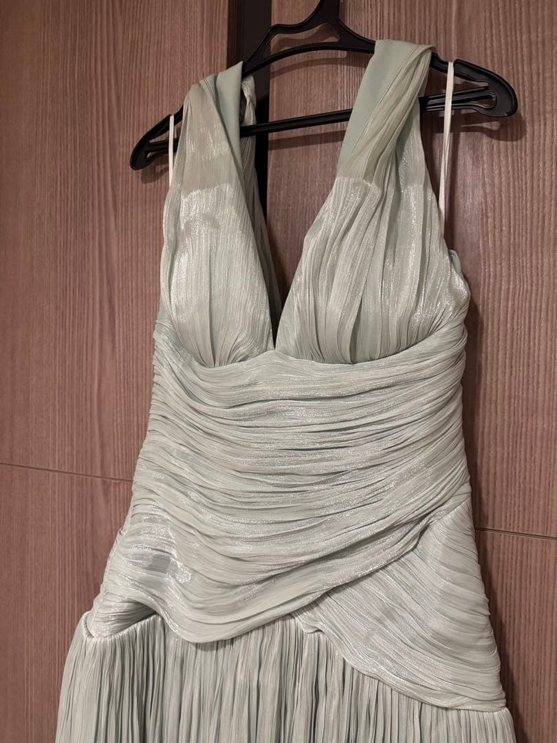 Miss rosier ミントグリーン　ロングドレス