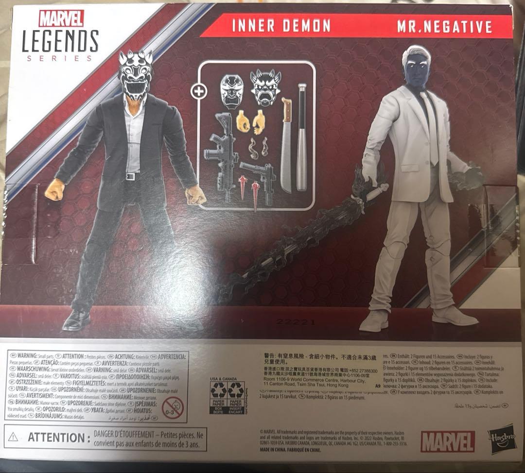 マーベルレジェンド スパイダーマン ミスターネガティブ インナー