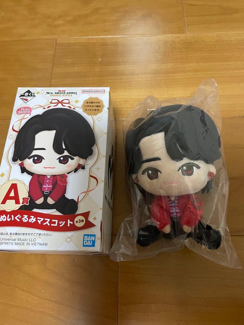 s*。様 Mrs. GREEN APPLE一番くじ A賞 ぬいぐるみマスコット - メルカリ