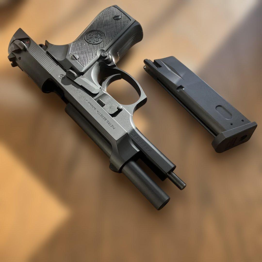 イ*0様 ウエスタンアームズベレッタ M92 FSパーフェクト限定スチールブラッ