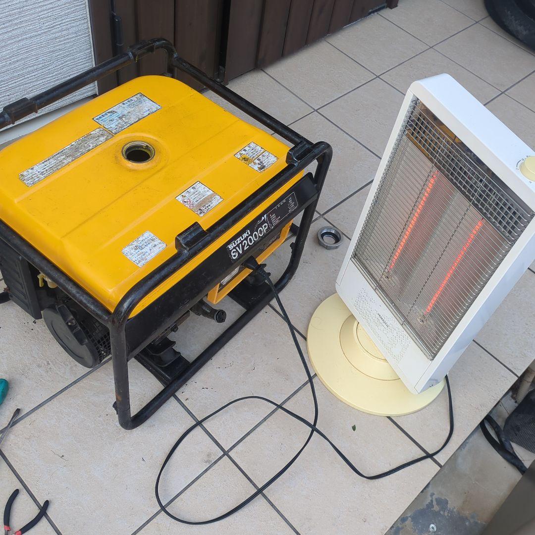 実動】スズキ 100V2000W 発電機 SV2000P